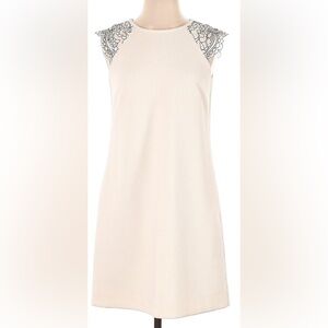 J.Crew ivory cocktail dress with pockets